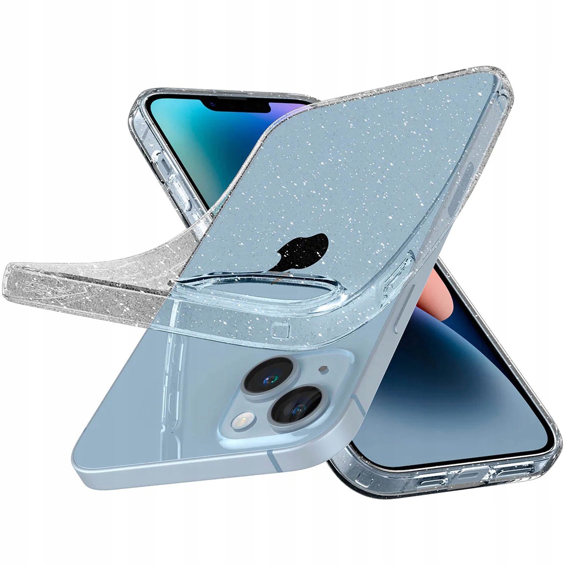 

Etui Spigen do iPhone 14, pokrowiec, cover, brokat