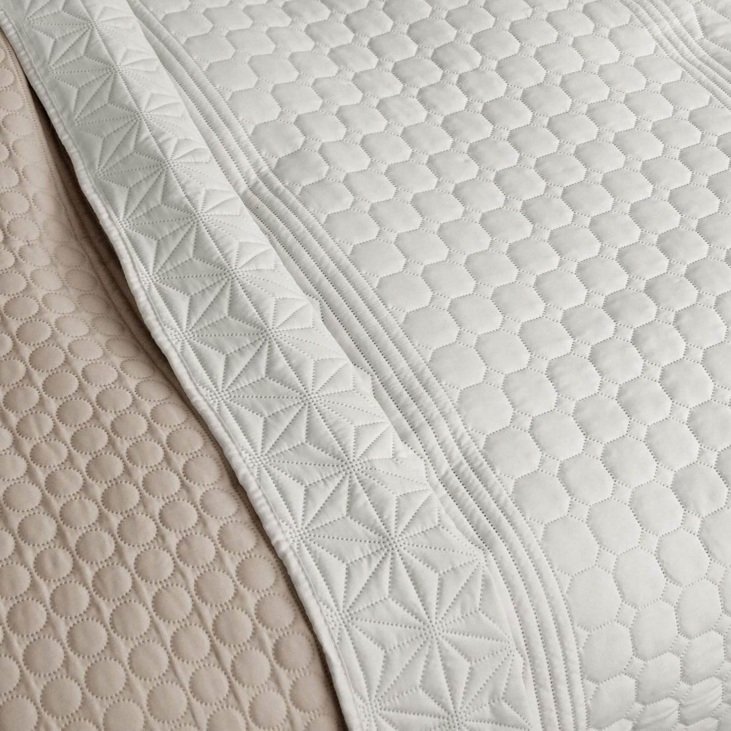 Homelevel přehoz na pohovku/postel polyester 200 cm x 220 cm ekri béžový