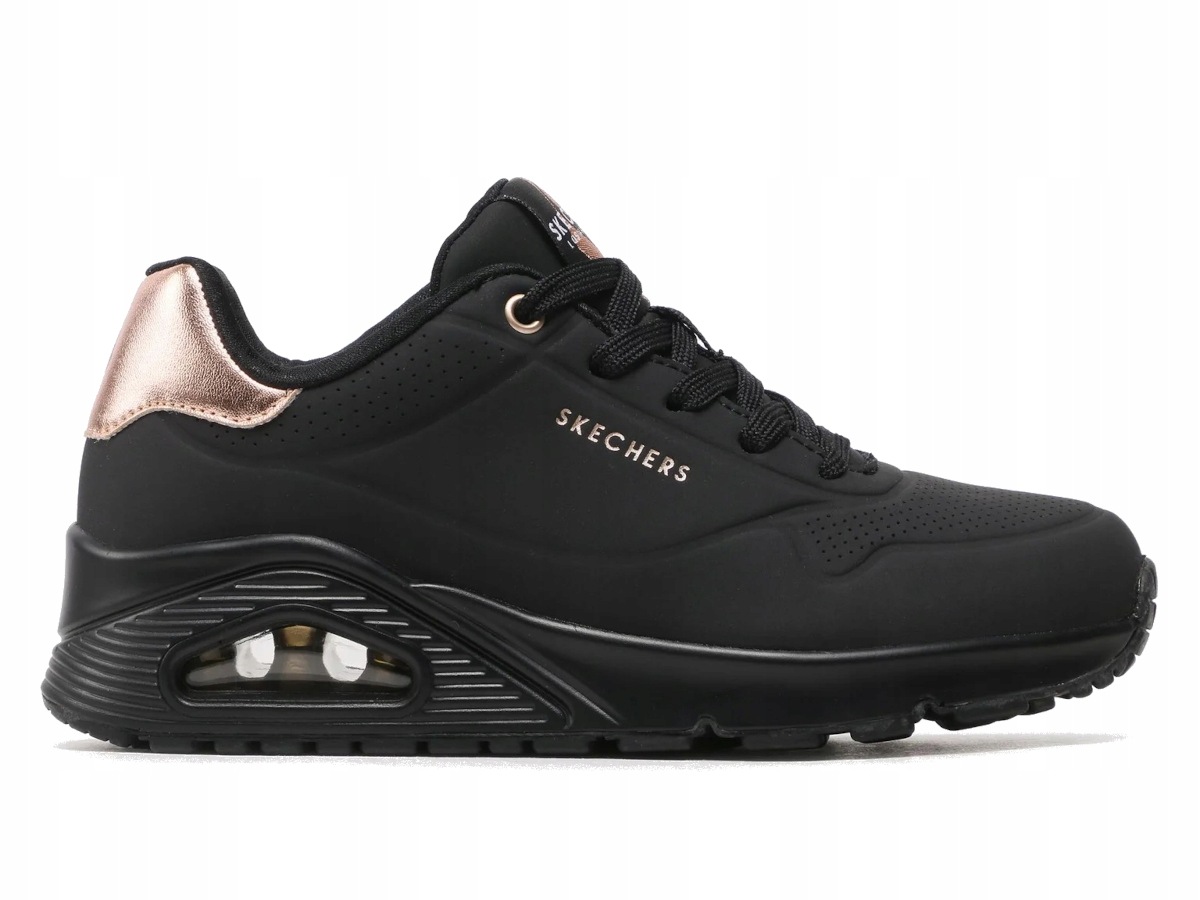Dámské boty Skechers Uno 177094-BBK sportovní styl pro každodenní nošení černé 39,5