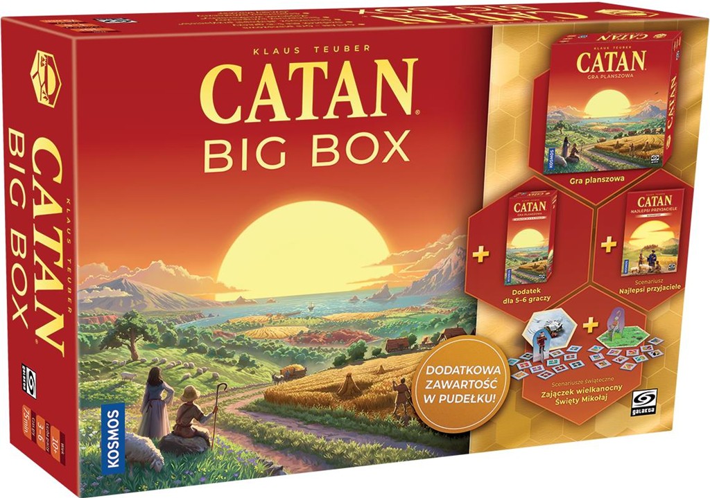 Gra Catan Big Box Pełne Wydanie Pl