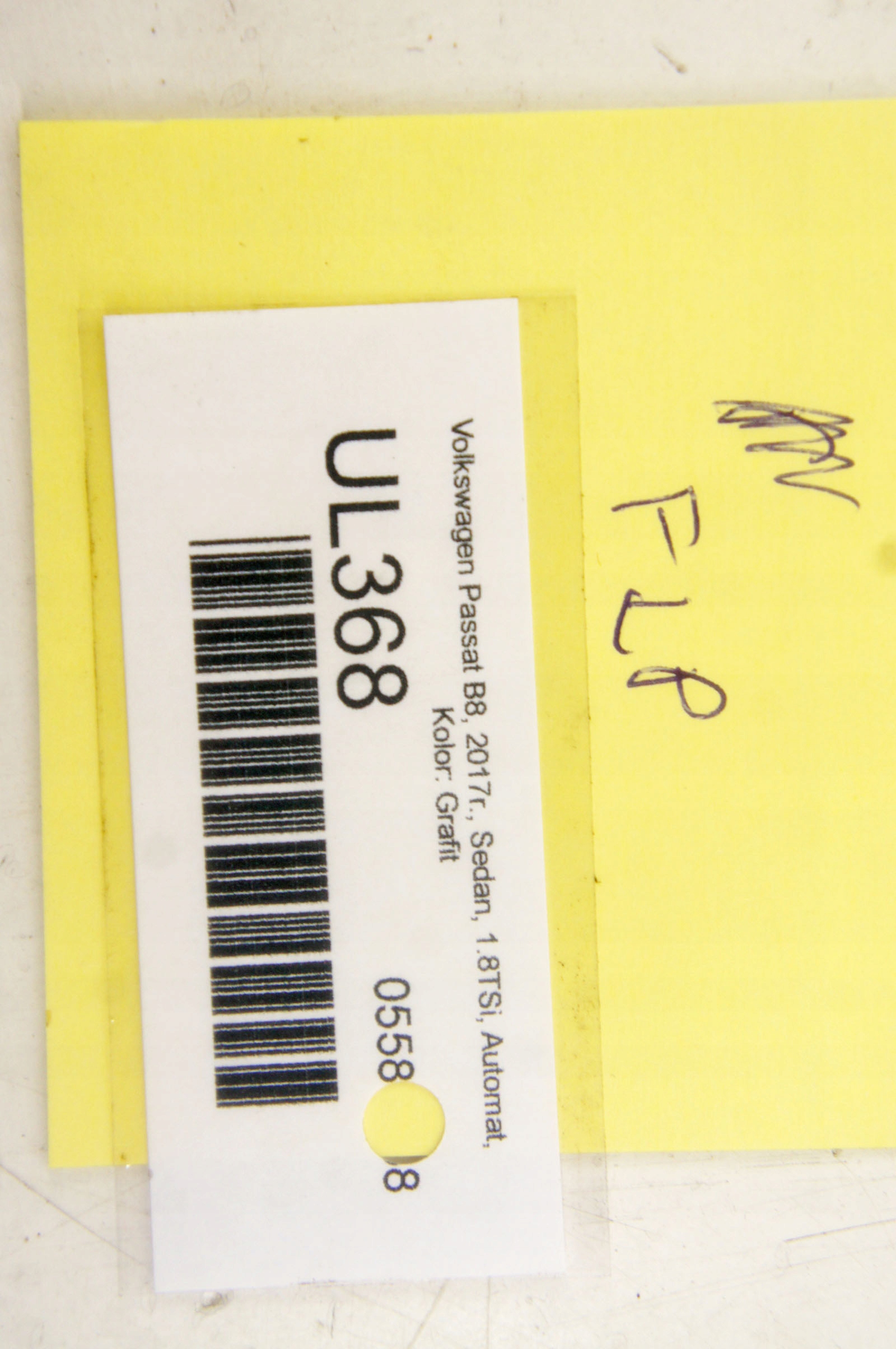 UL368 vw PASSAT B8 кресло передний левый америка