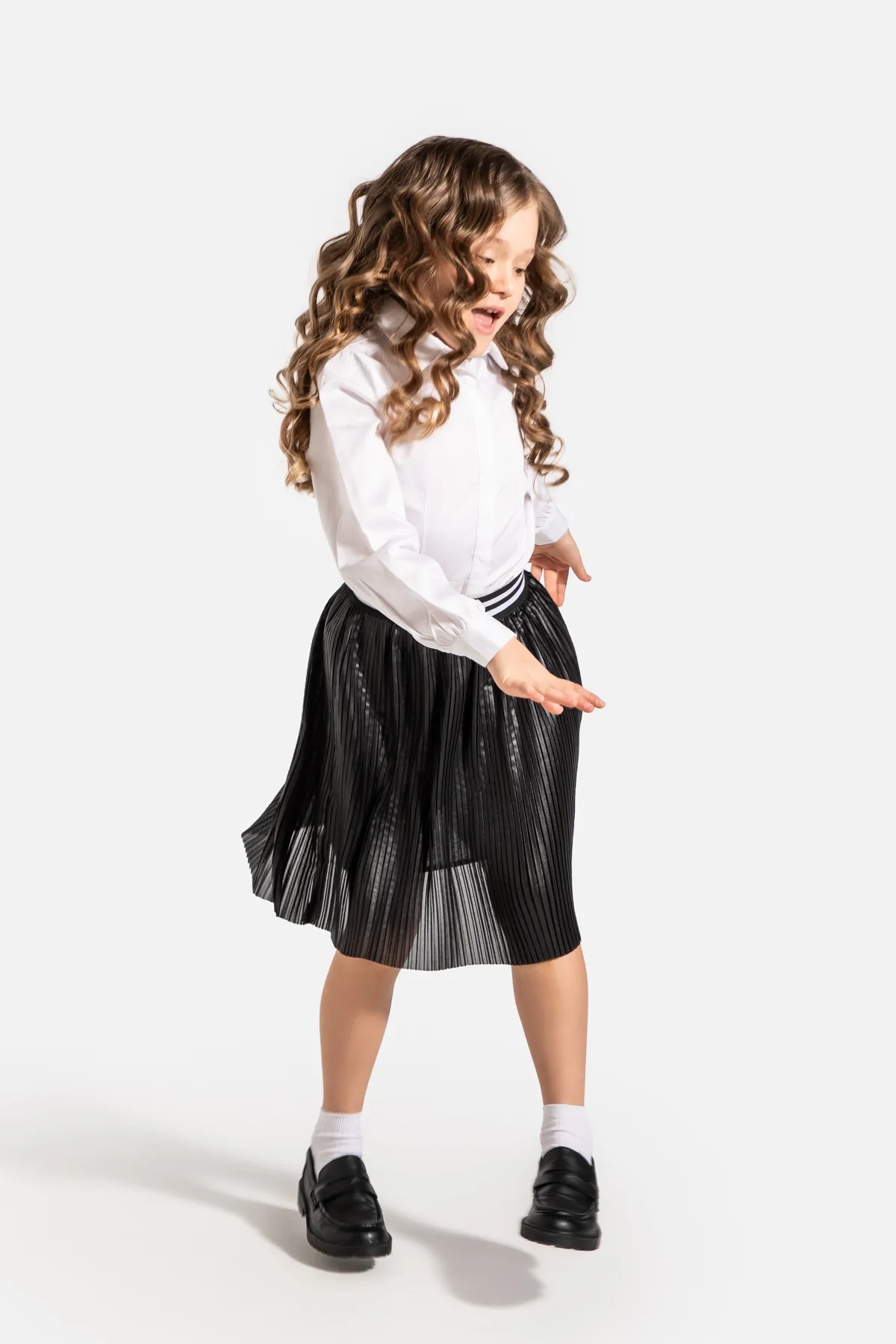 Dziewczęca koszula biała 164 Coccodrillo Marka Coccodrillo