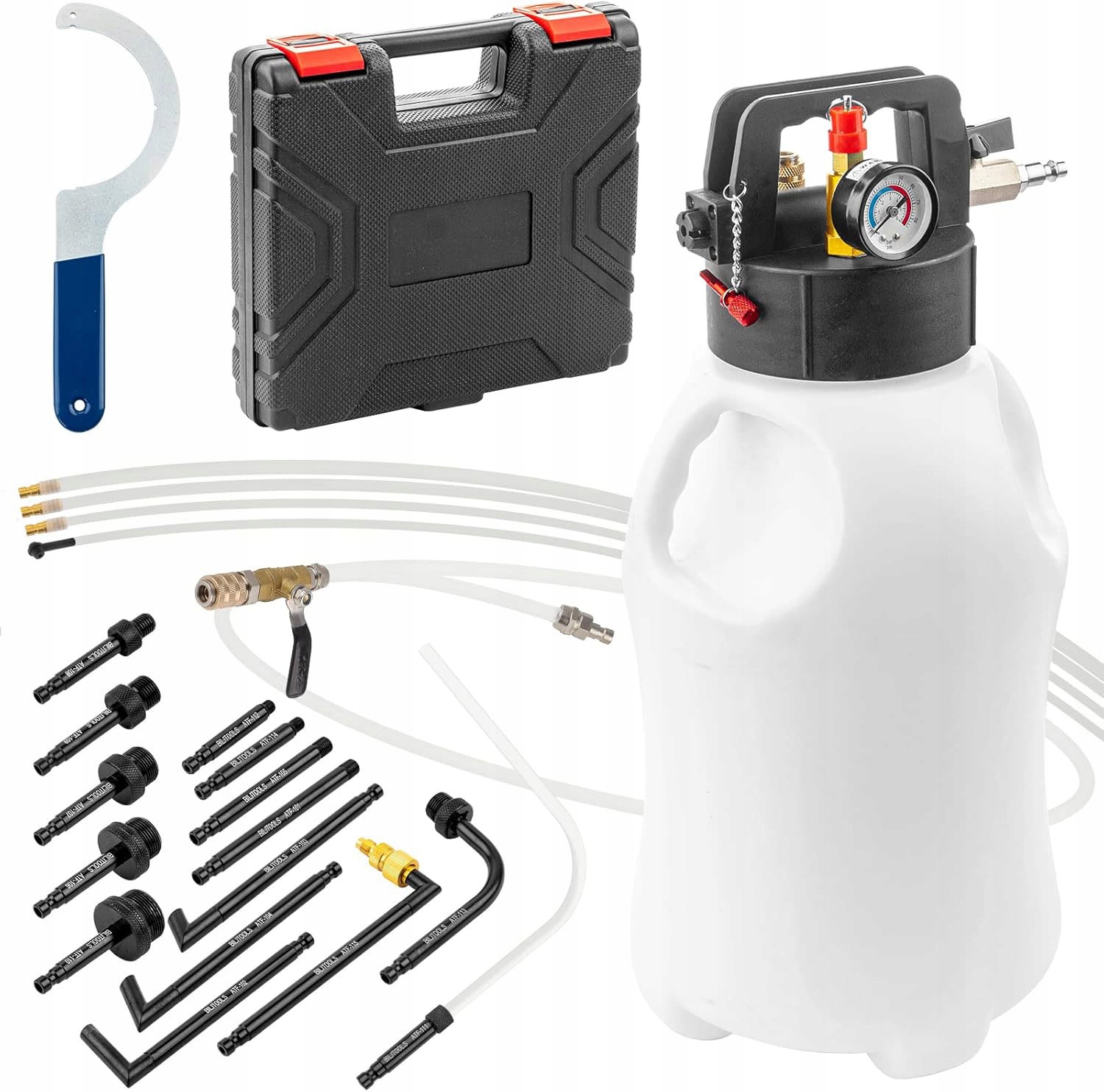 Čerpadlo Na Výmenu Oleja V Automatických Prevodovkách, 13 Adaptérov Kľúč