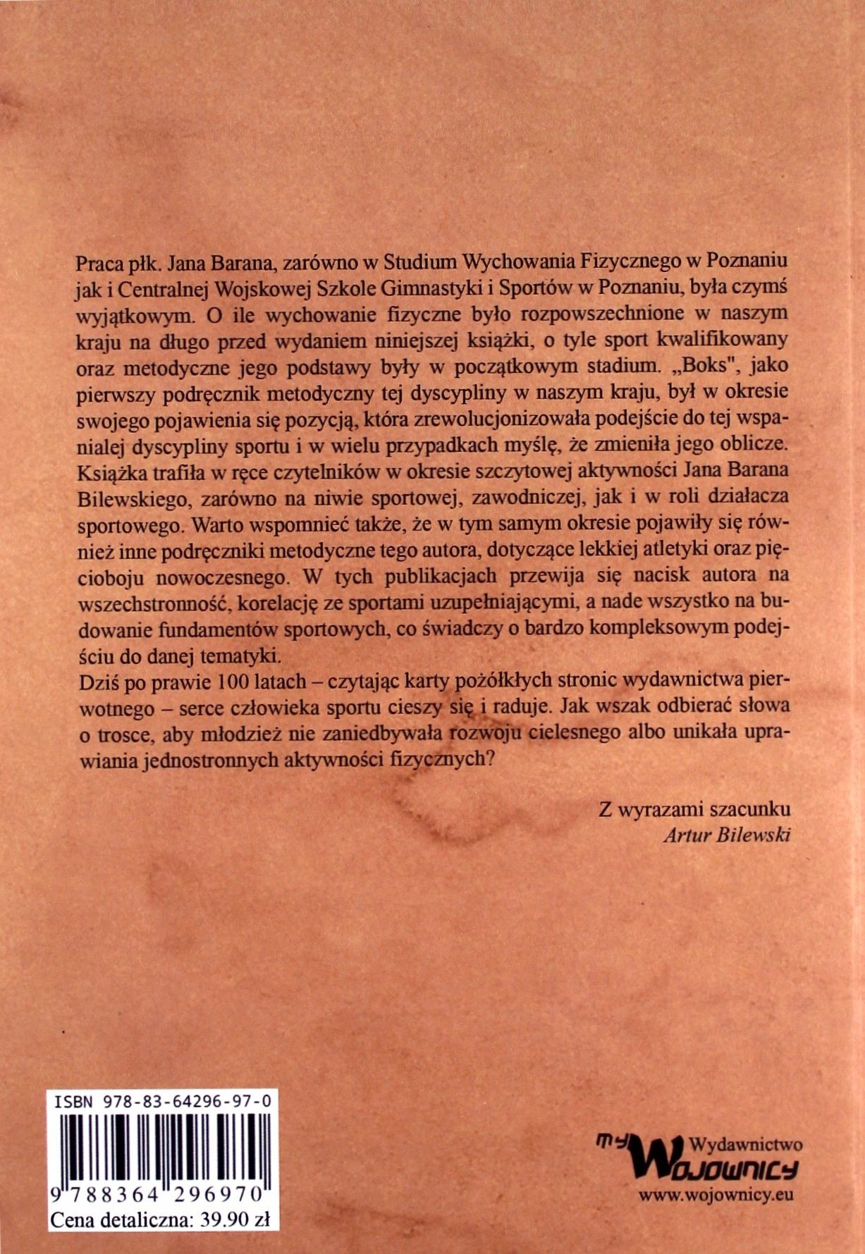BOKS TECHNIKA ZAPRAWA PRZEPISY - Jan Baran-Bilewski [KSIĄŻKA] Stan opakowania oryginalne