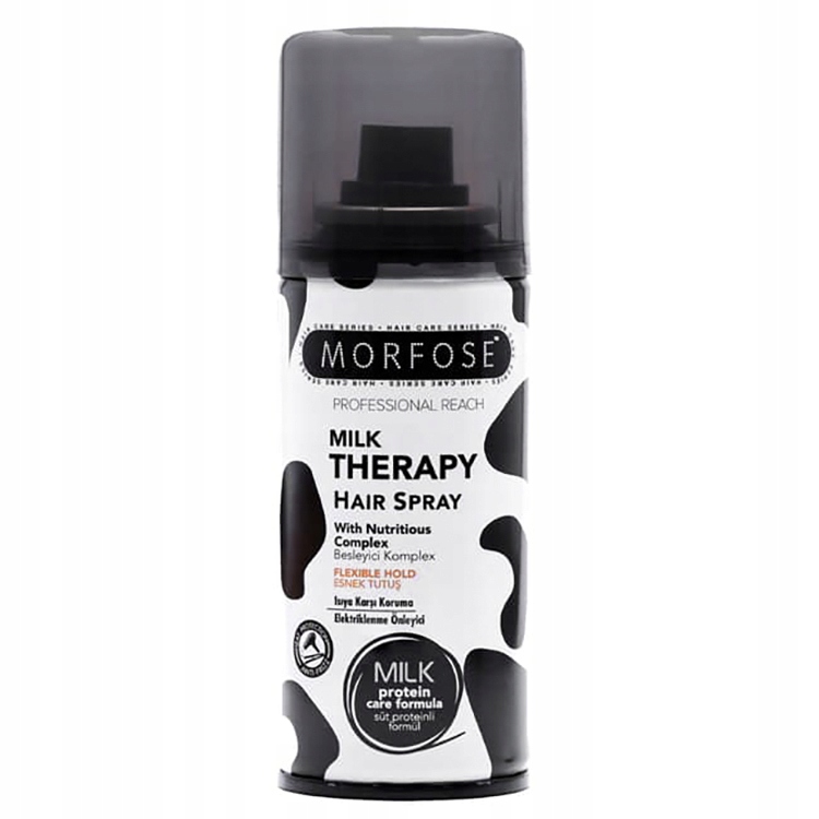 MORFOSE MILK THERAPY LAKIER DO WŁOSÓW FLEXIBLE HOLD WZMACNIAJĄCY 75 ML