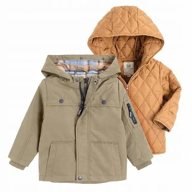 

Cool Club kurtka przejściowa 3w1 brąz/khaki r.98