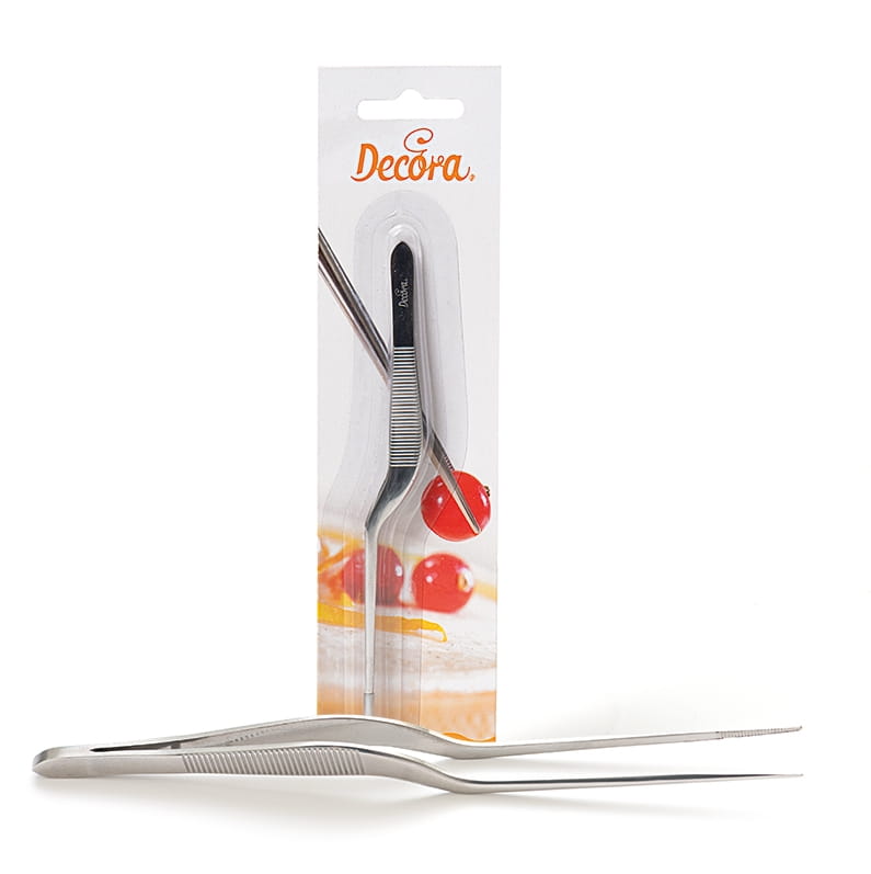 

Pęseta cukiernicza wygięta 14 cm Decora