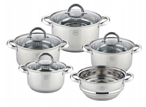 Zestaw garnków MG home Verso 9 el.