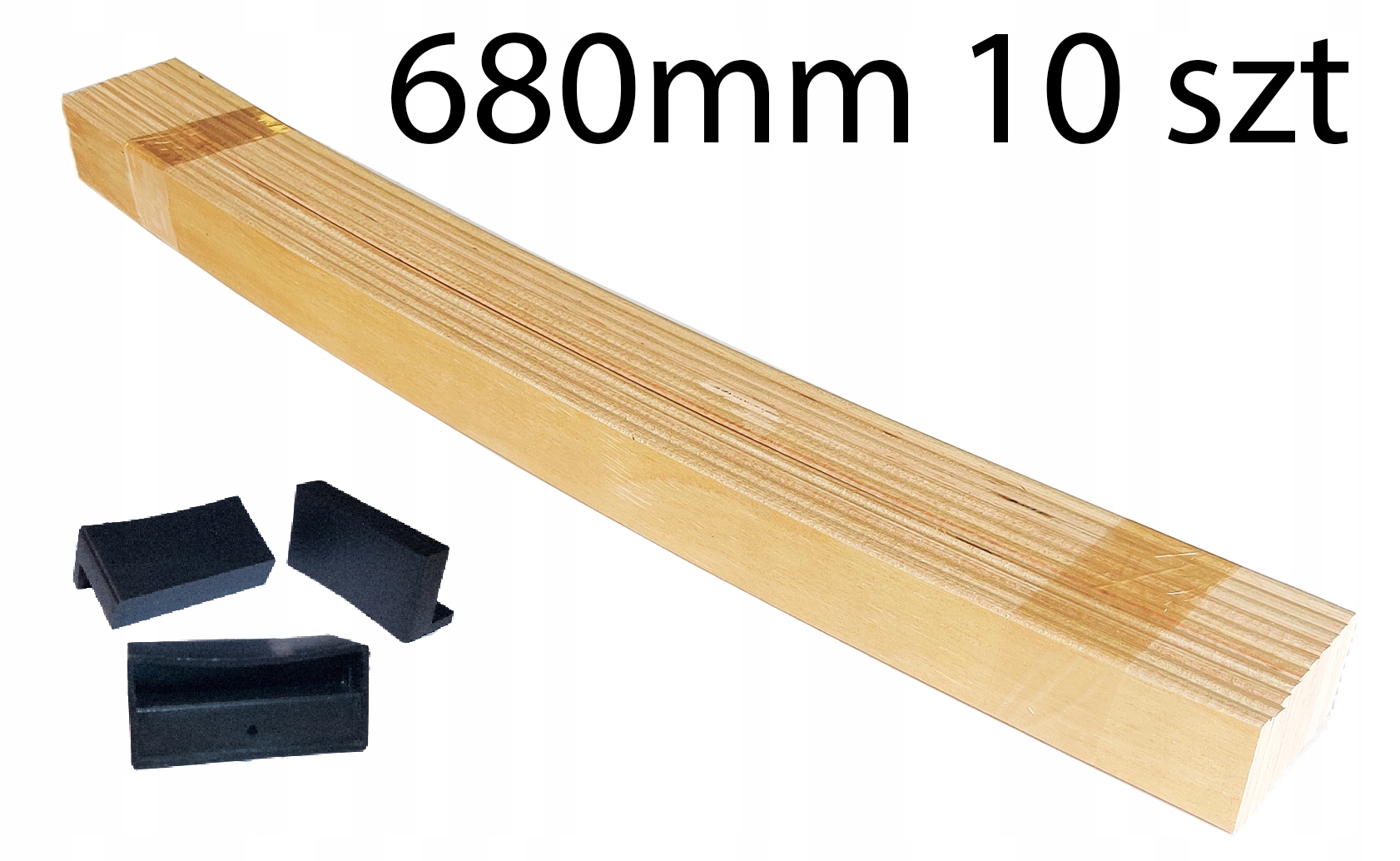 

Listwa sprężynująca 680mm z uchwytami 10 pak