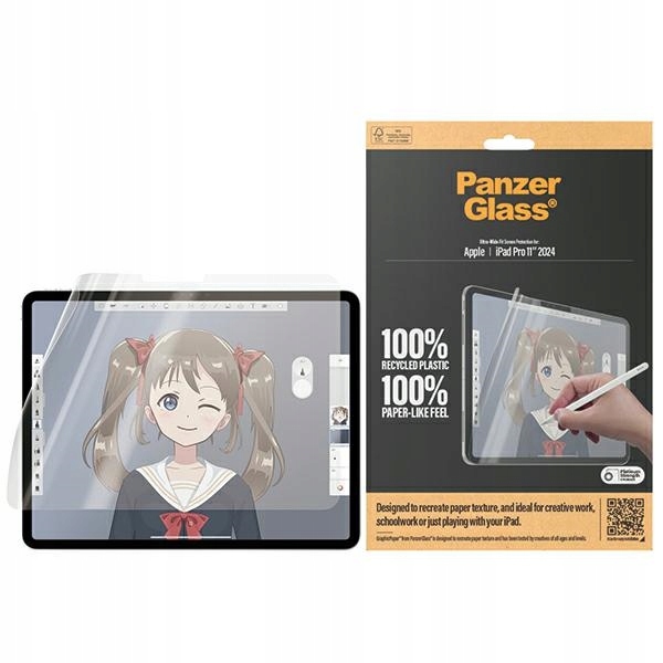 PanzerGlass GraphicPaper iPad Pro 2024 11" antireflexný, odolný voči odleskom, Ultra