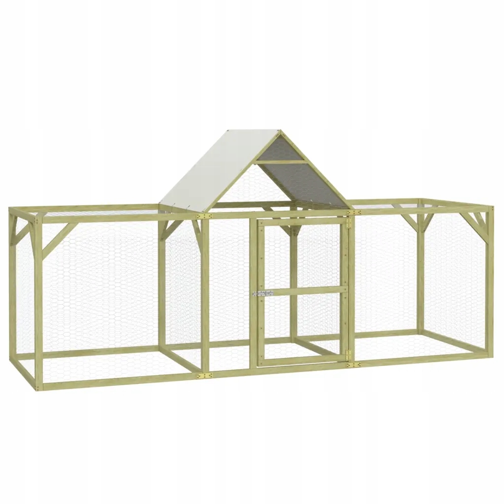 Klec pro kuřata, 300 x 100 x 150 cm, impregnované borovicové dřevo