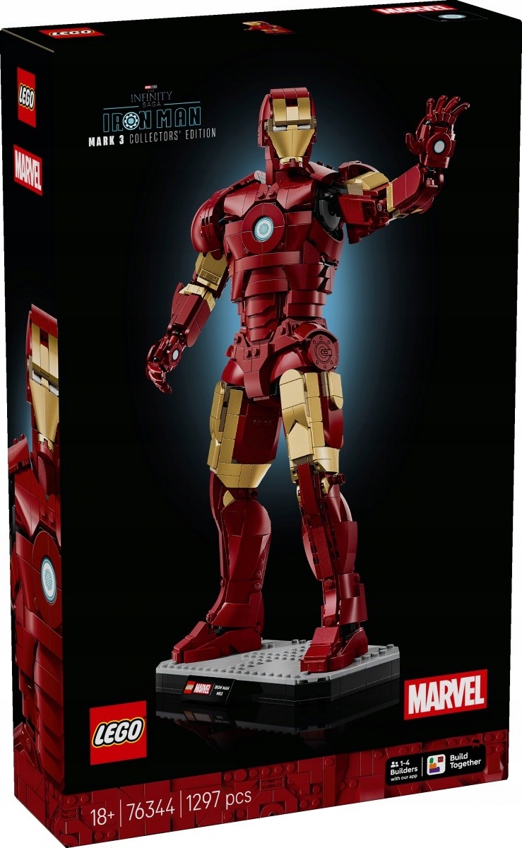 Lego Stavebnice Heroes 76344 Iron Man Mark 3 – sběratelská edice