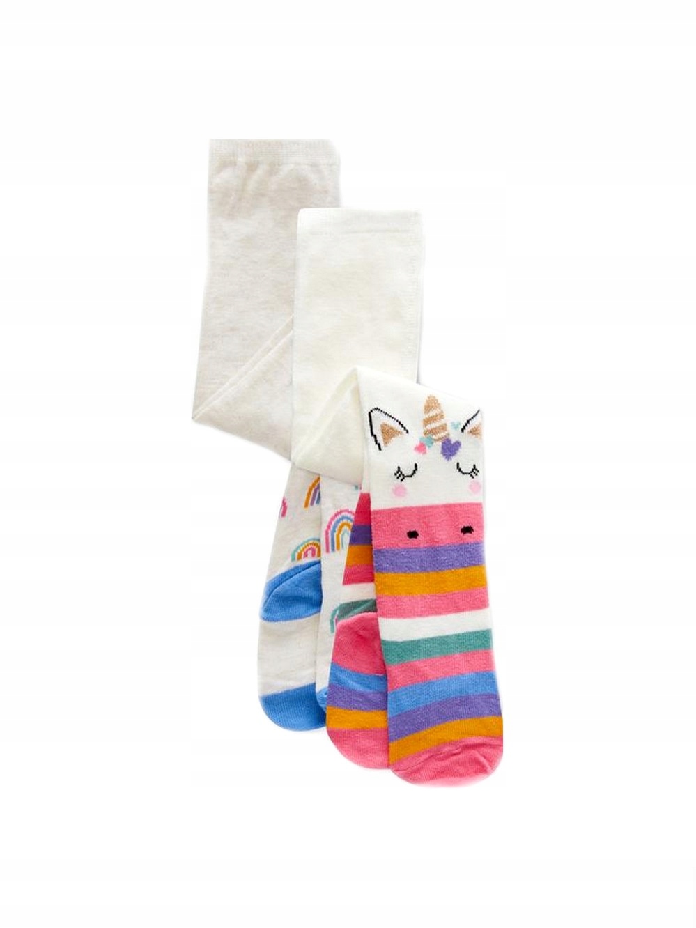 

Rajstopy bawełniane Primark 74 2pary 6-12 Unicorn