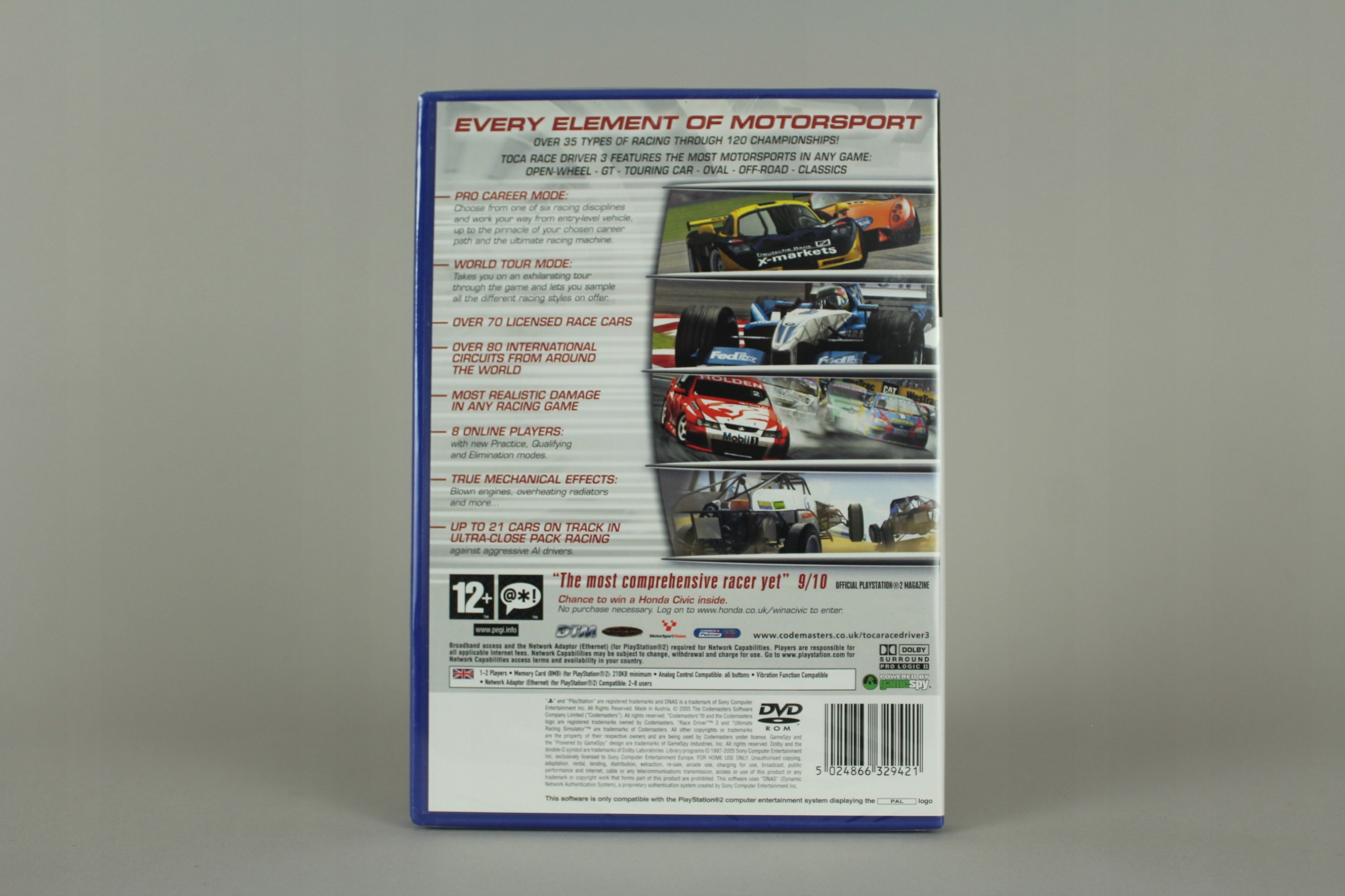 TOCA RACE DRIVER 3 PS2 Tematyka wyścigi