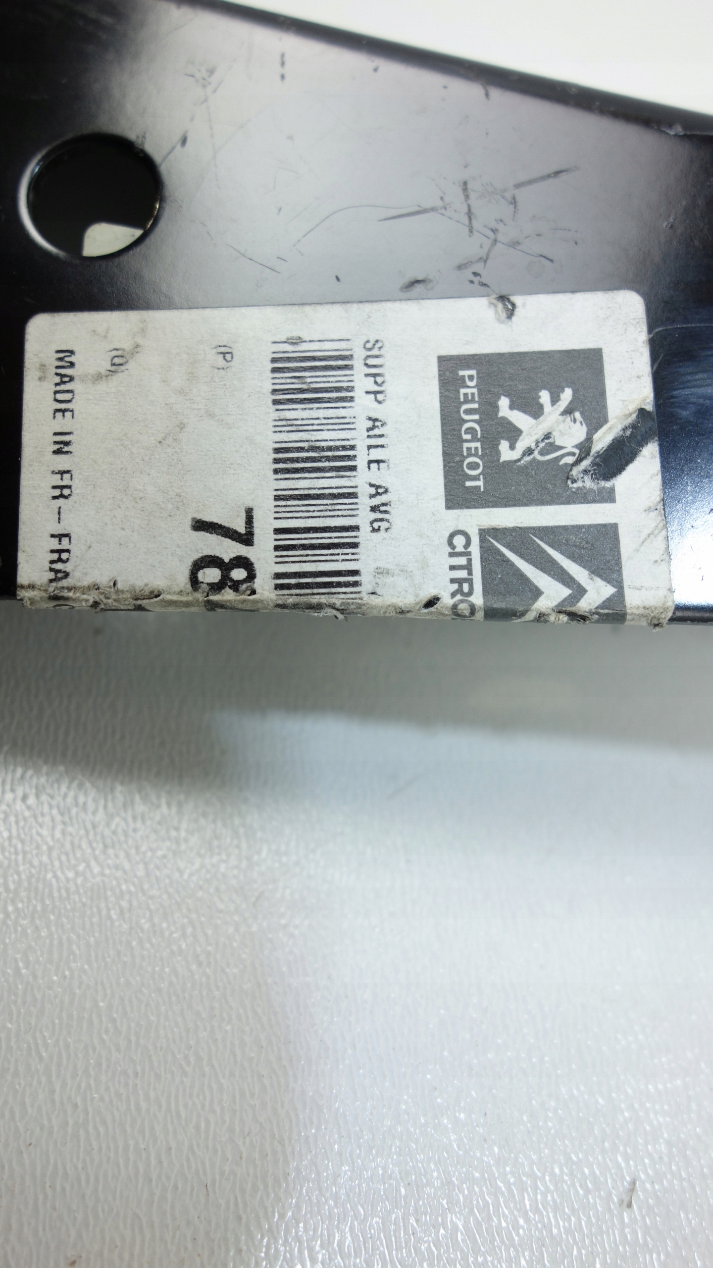 PEUGEOT 207 2006- Traversa parafango sinistra Anteriore 7840.S1