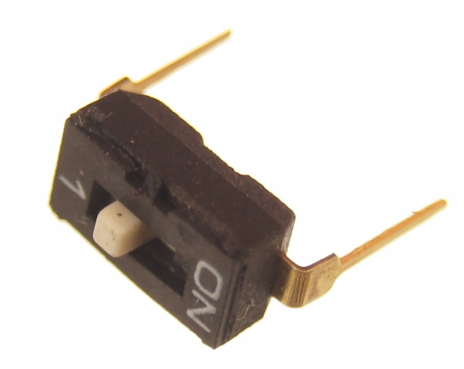 Przełącznik suwakowy 1 pozycyjny DIP SWITCH