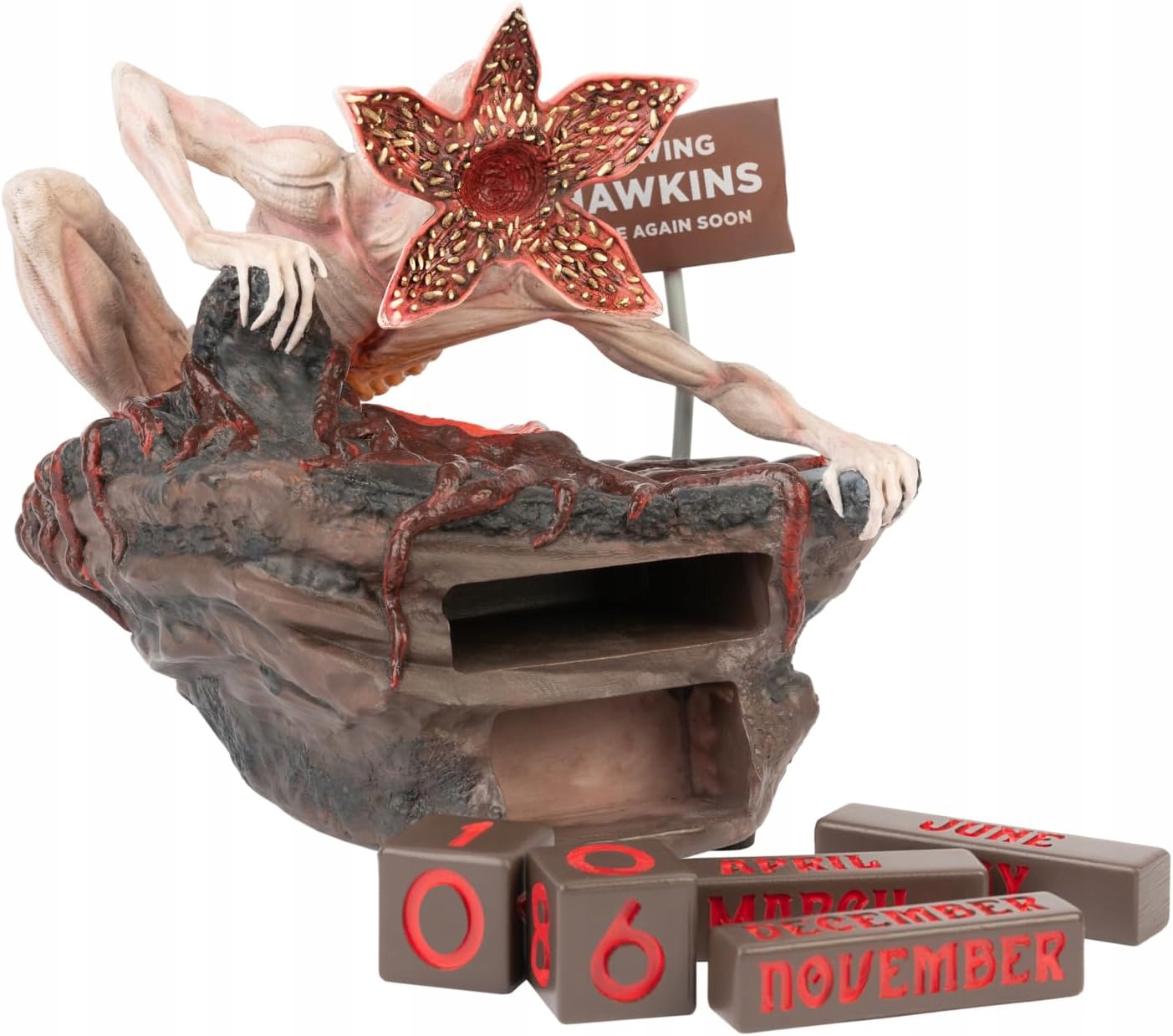 3D Kalendář Stranger Things Demogorgon Sběratelská Figurka