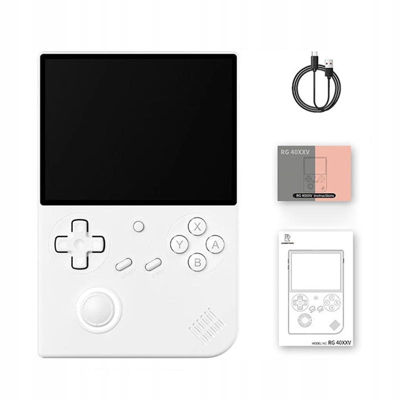 Konsola Retro przenośna Anbernic RG40XX V Rgb LCD 4" 2600mAh Biały