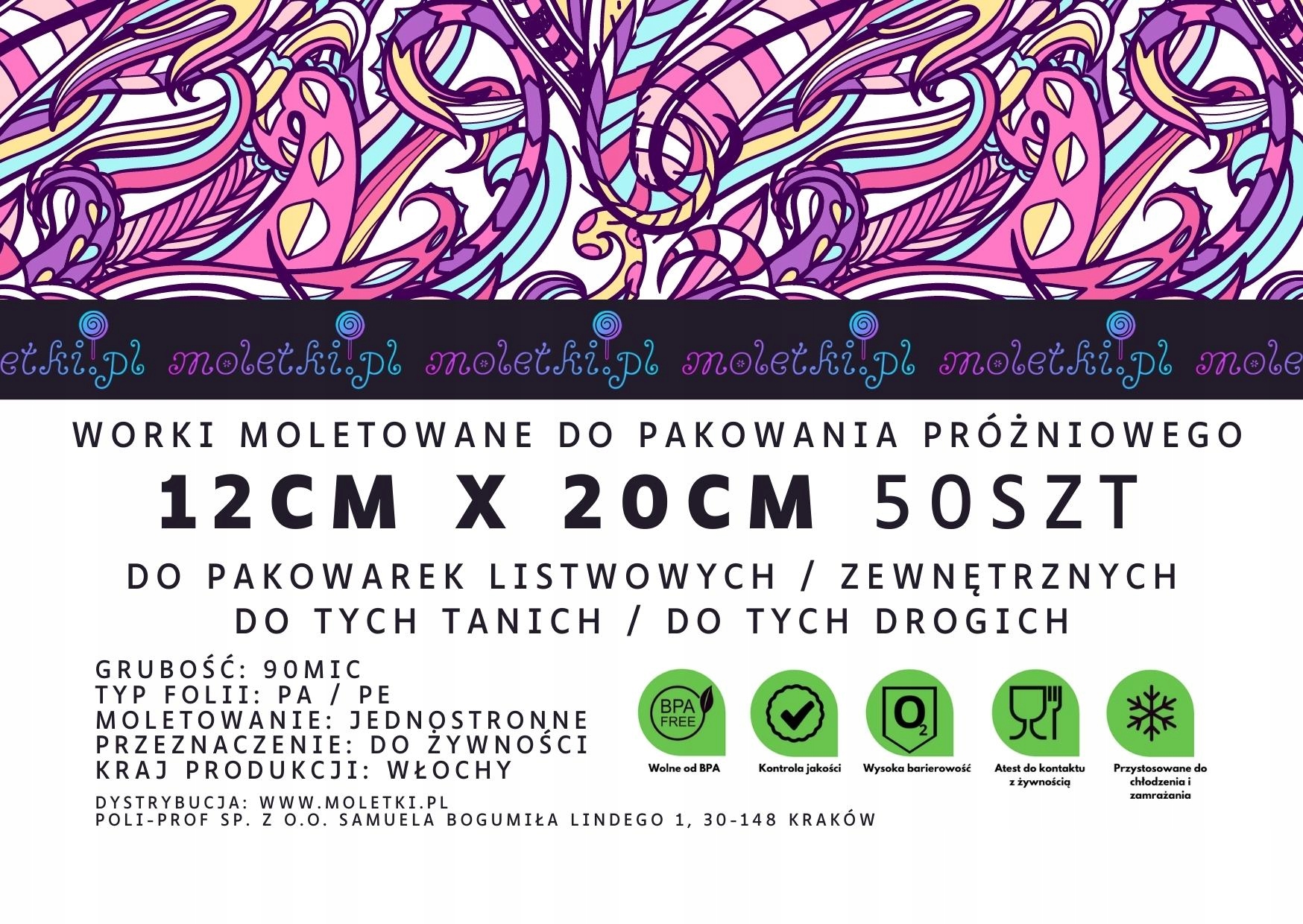 

Worki moletowane zgrzewarki G3 Ferrari 12x20