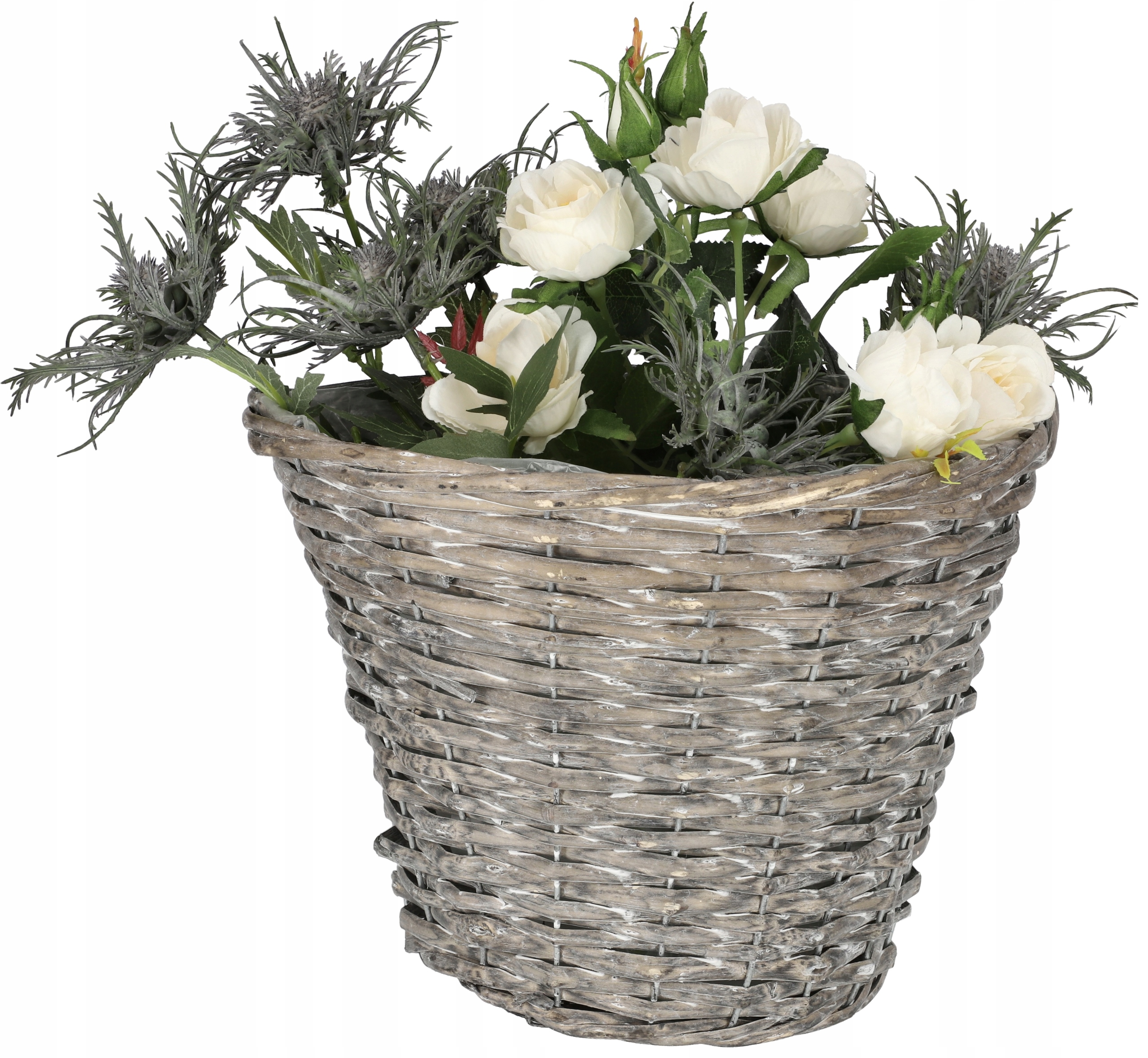 DONICZKA KOSZYK KWIETNIK WIKLINOWY WISZĄCY ŚCIENNY Seria Wiklina