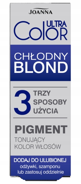 

Joanna Ultra Color Pigment do włosów chłodny blond