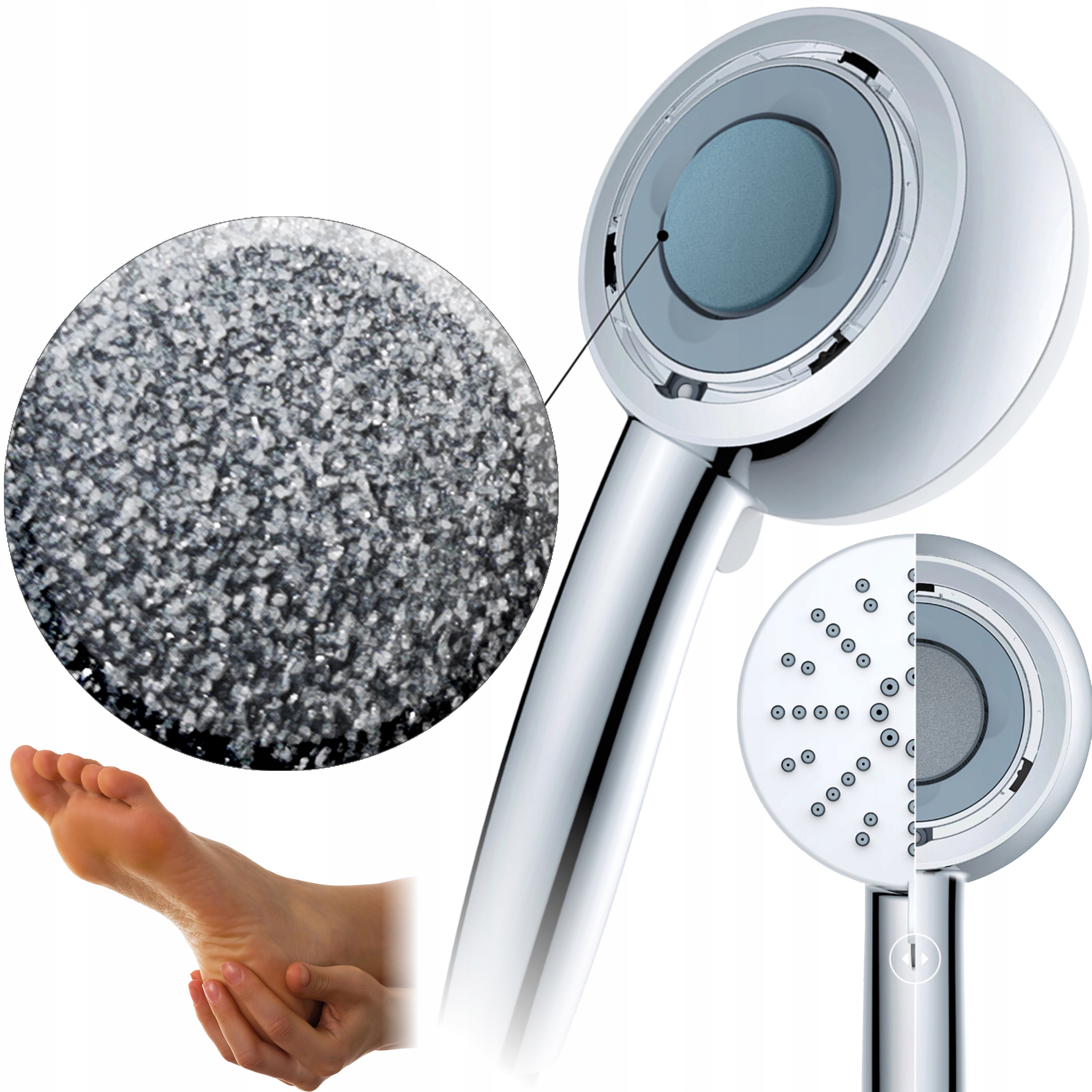 Kamień STANDARDOWY do słuchawki Pedicure Shower