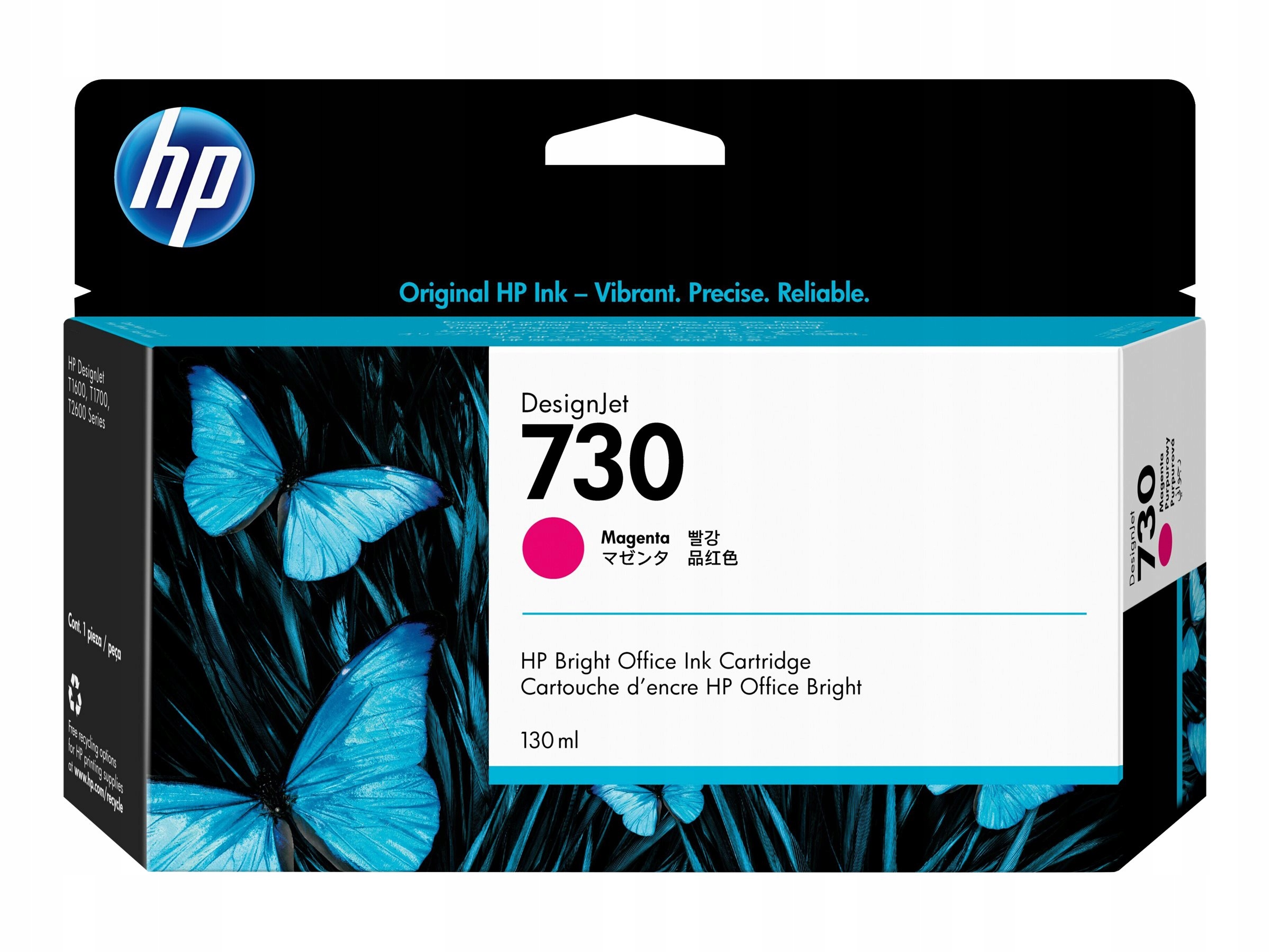 Tusz Hp P2V63A 130ml Magenta