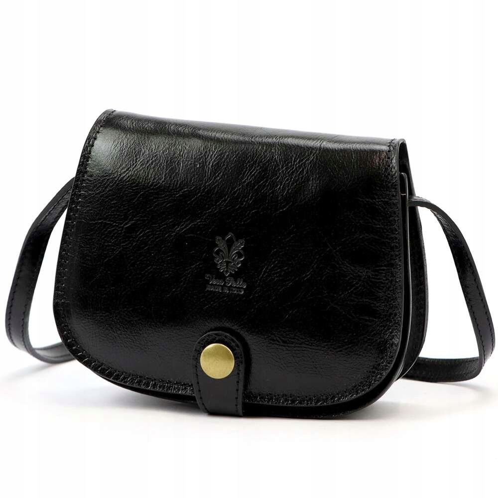 Dámská kožená kabelka Florence Art 882 Černá Kabelka Přes Rameno Crossbody