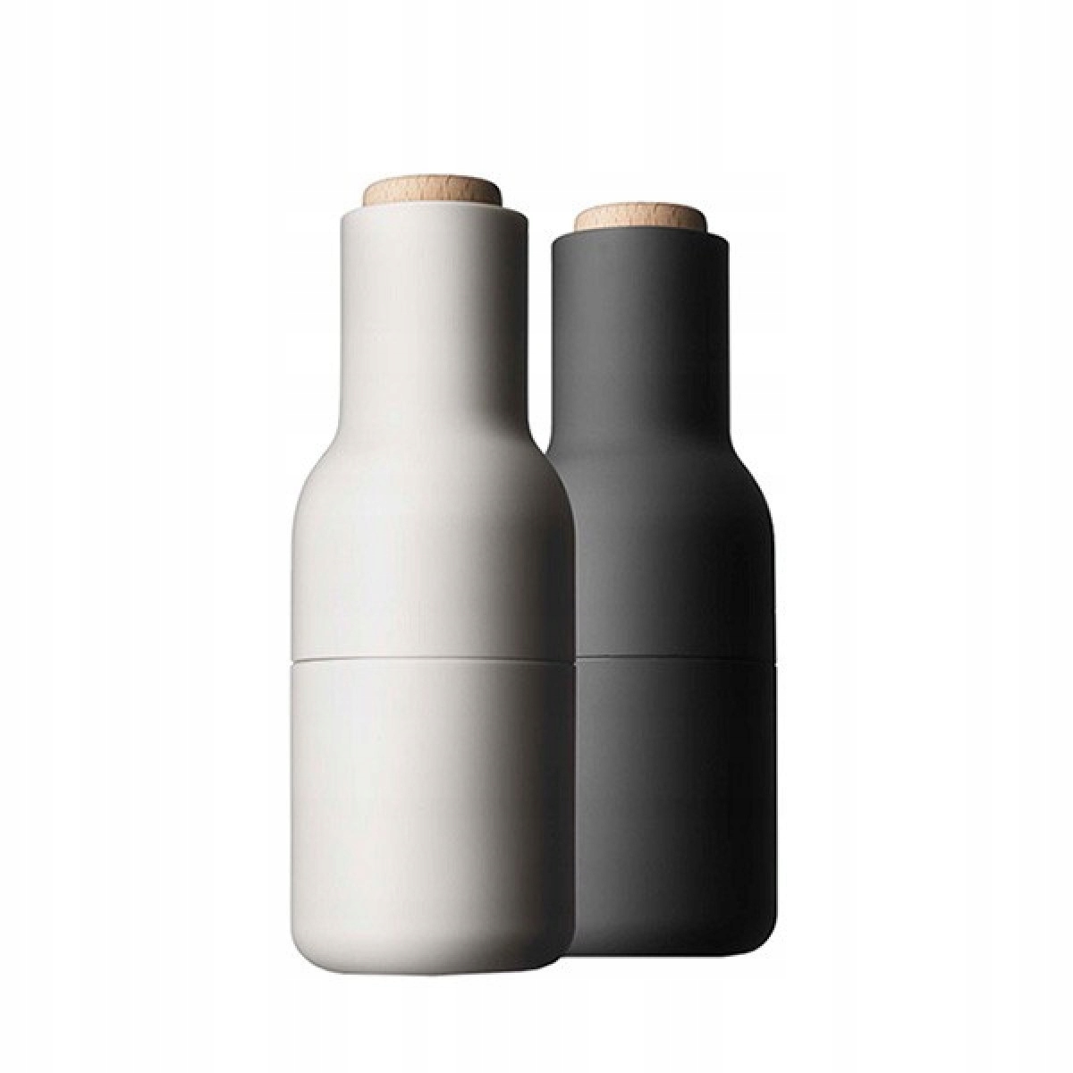 Menu Bottle Mlynček na soľ a korenie, sivý