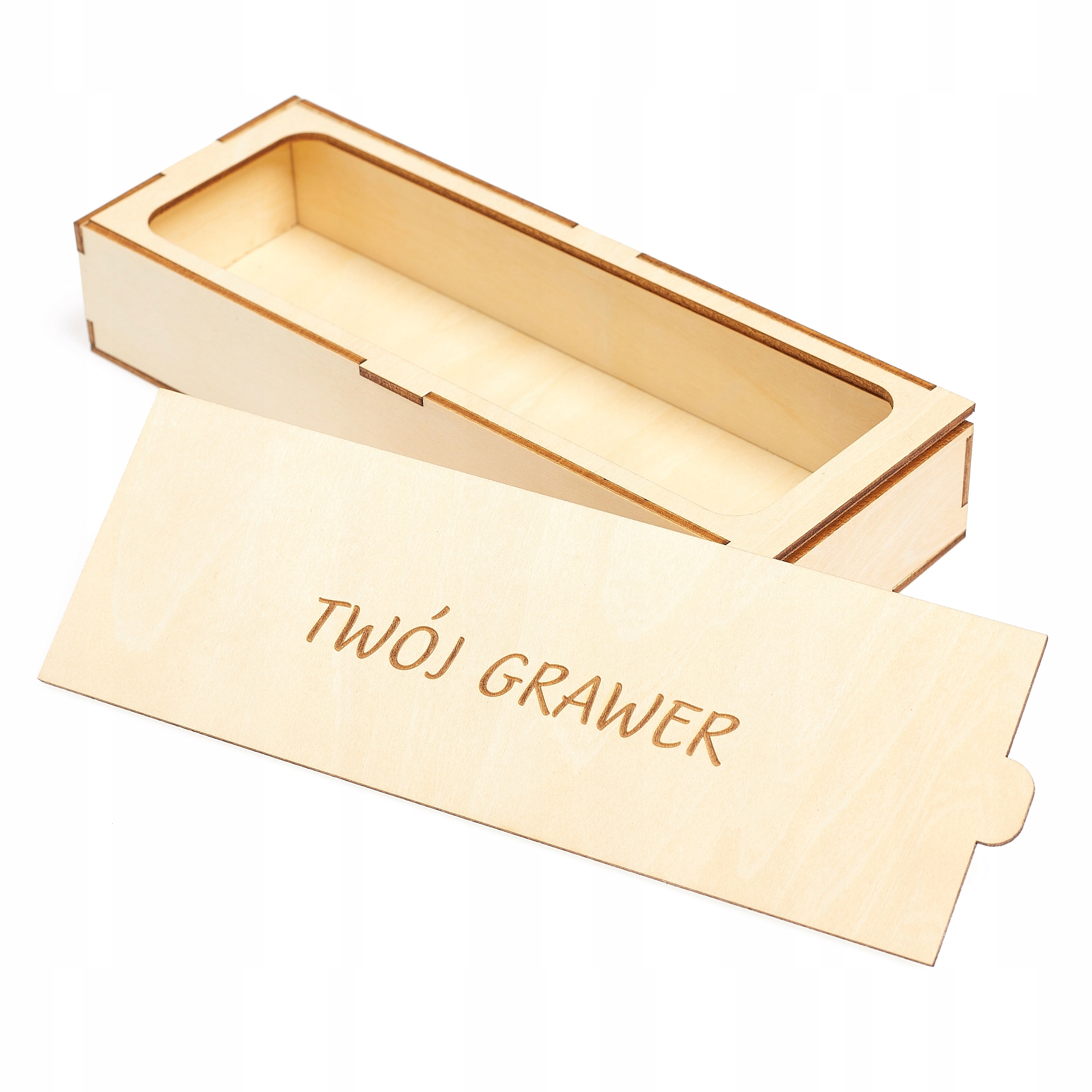 TOLLTARTÓ FA DOBOZ GRAVÍROZÁS LOGÓ AJÁNDÉK Termék mélysége 3 cm