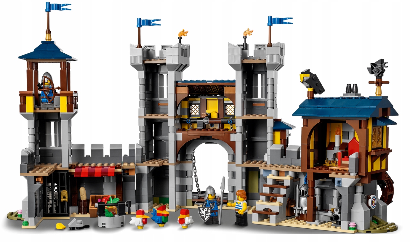 LEGO CREATOR 31120 - ŚREDNIOWIECZNY ZAMEK Liczba elementów 1426