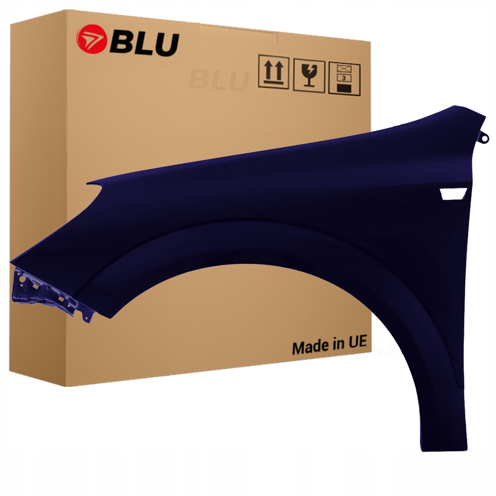 Blu Blatník Opel Astra H 3 III Z20Z levý modrý 04-14 přední pozink