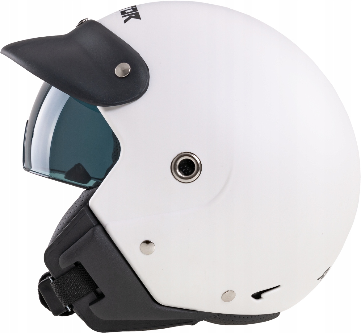 

Kask Młodzieżowy Na Motor Skuter Mat Z Blendą St S