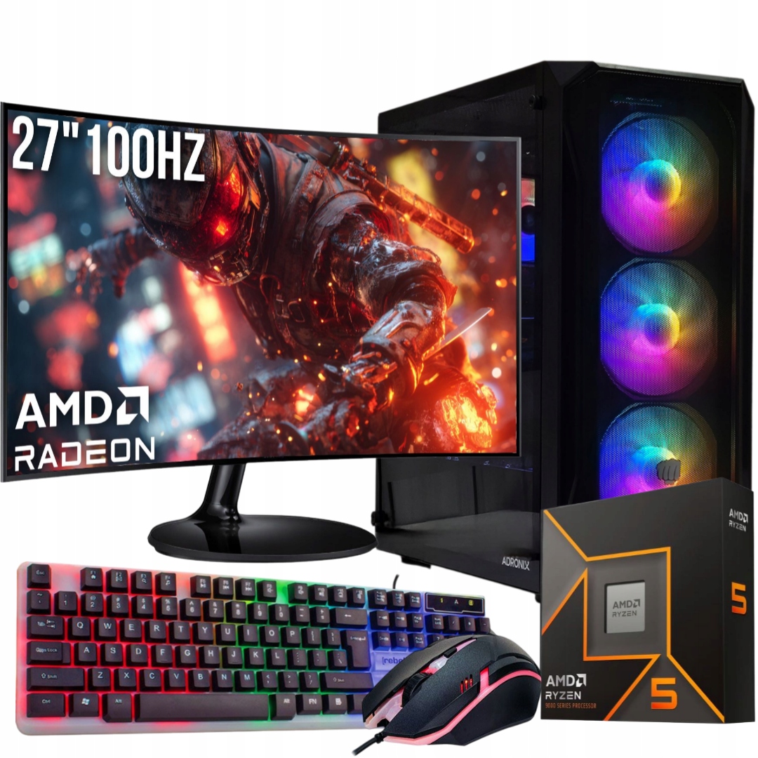 Herní Set Howl R5 9600X/32GB/RX 9060XT/1TB SSD/W11/27" 100Hz