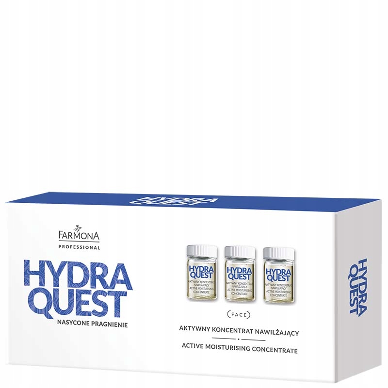 Farmona HydraQuest Hydratační Koncentrát Mezoterapie bez jehel 10 x 5 ml