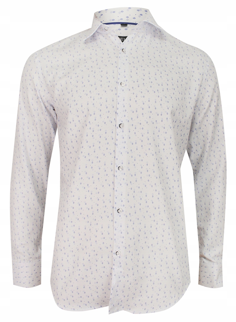 Bílá košile s puntíky Slim Bello 39/176-182