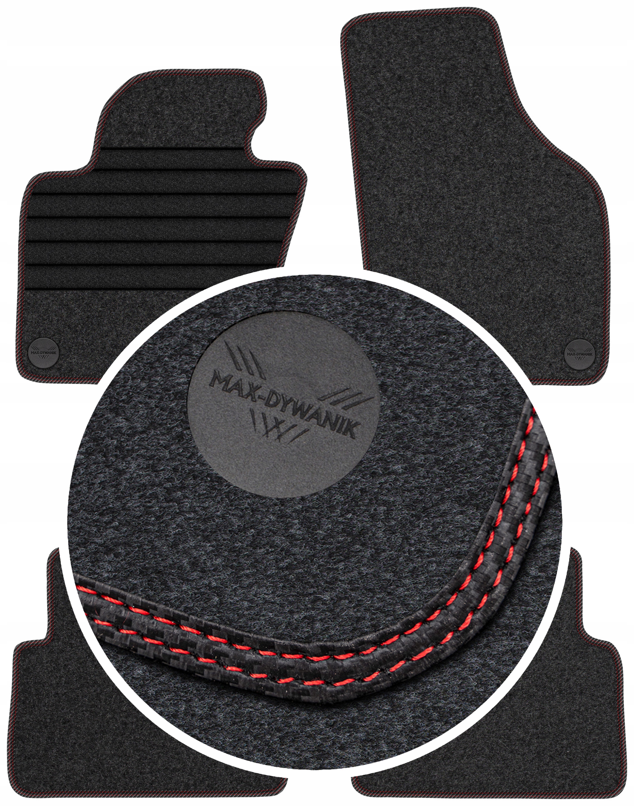 Vw Tiguan 2007-2015 Velurové koberce do auta
