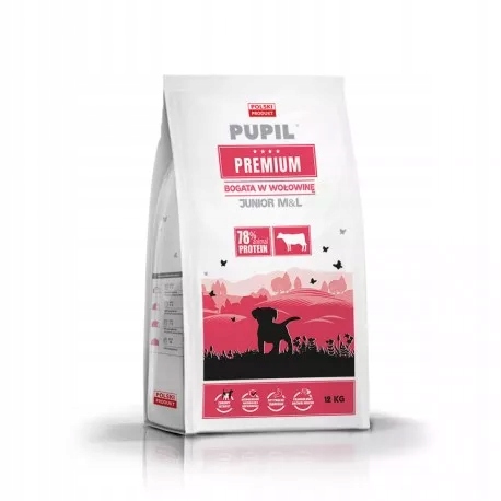Karma dla psa Pupil Premium Junior M&L 12 kg