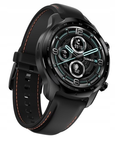 Smartwatch TicWatch Pro 3 Gps czarny Nfc Amoled Pulsoksymetr IP68 Wear Os
