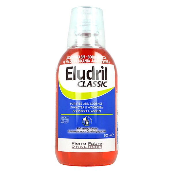 

Eludril Classic Płyn do płukania jamy ustnej 500ml