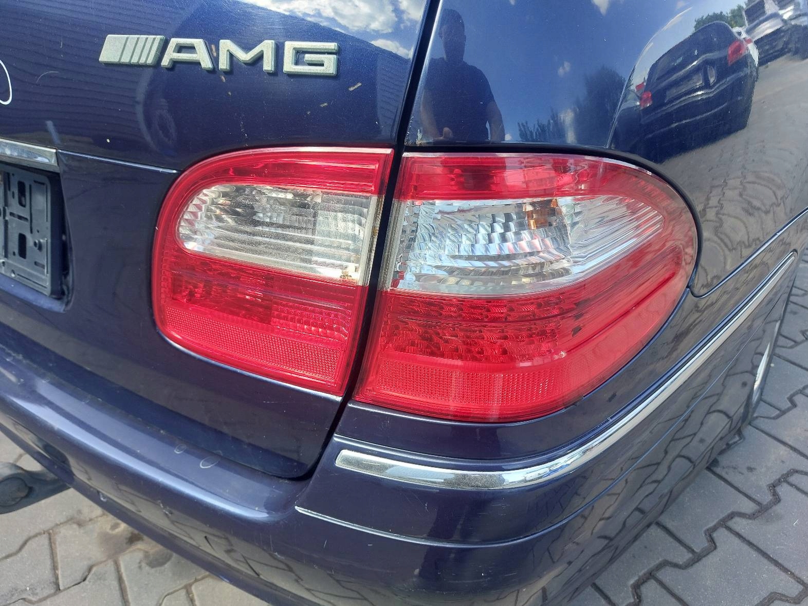 complete rear part trunk door electrical bumper light MERCEDES-BENZ W211 359
