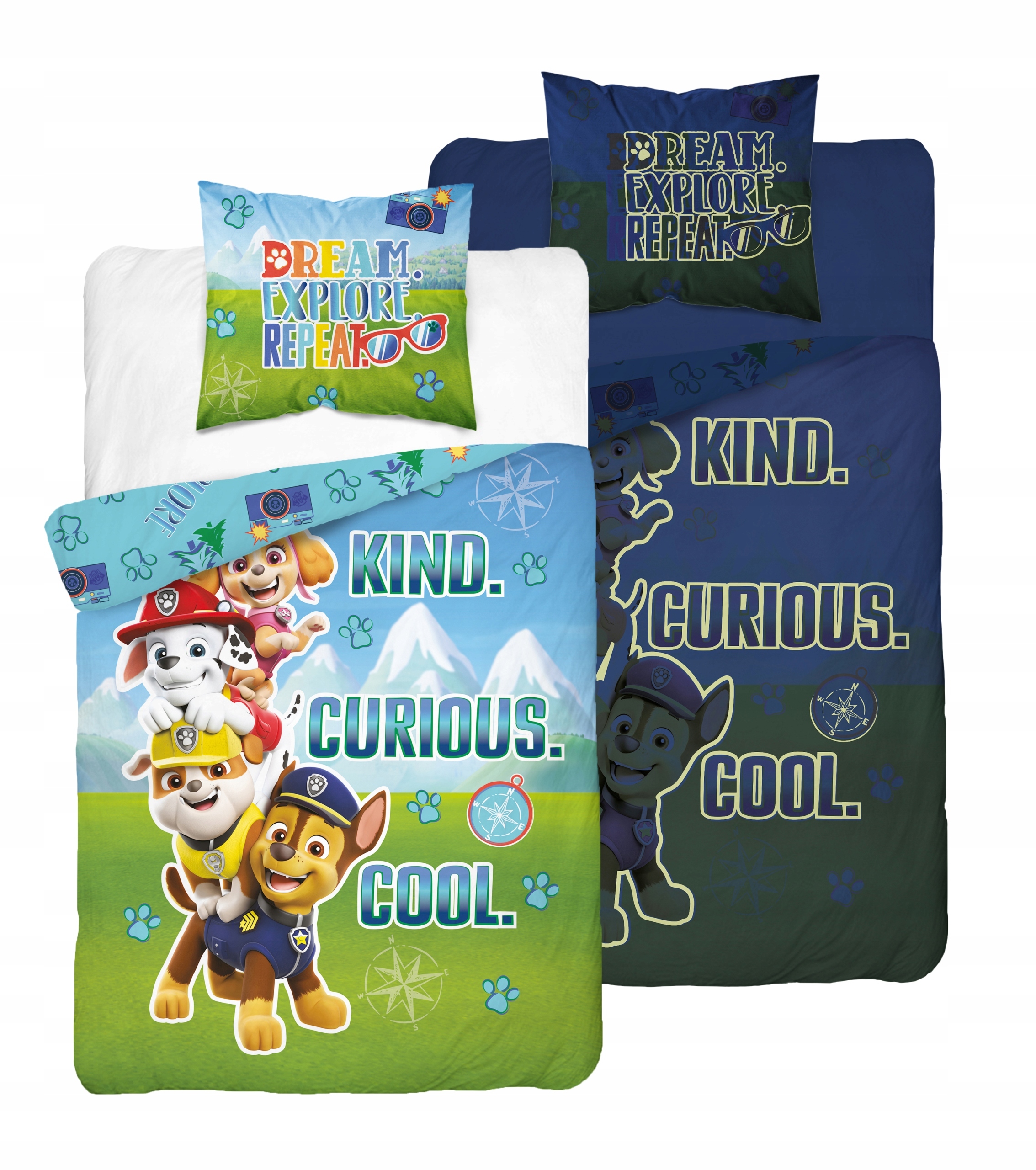 Pościel świecąca w ciemności PAW PATROL PSI PATROL pieski 160X200