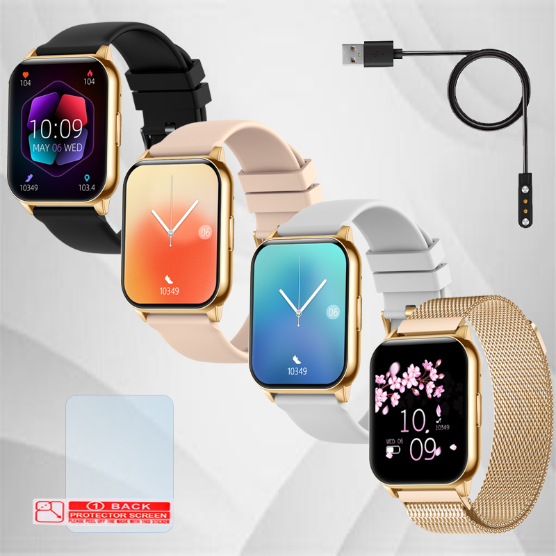 SMARTWATCH ZEGAREK DAMSKI ROZMOWY CIŚNIENIE PULS SPORT ZDROWIE Kompatybilność systemowa Android iOS Windows Phone