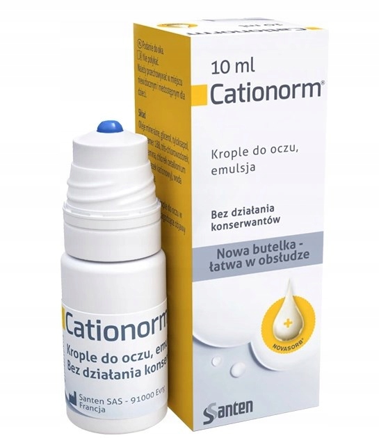 Cationorm krople do oczu suche oko 10 ml