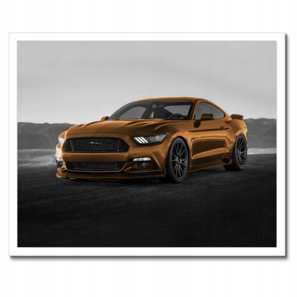 Plakáty v rámu 50x40 Ford Mustang Auto Usa