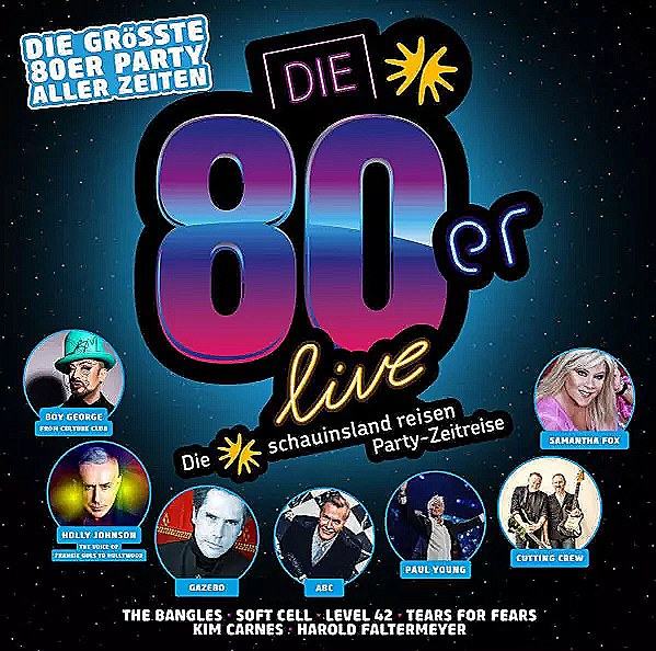 2CD Various: Die 80er Live Standard 2024 edition