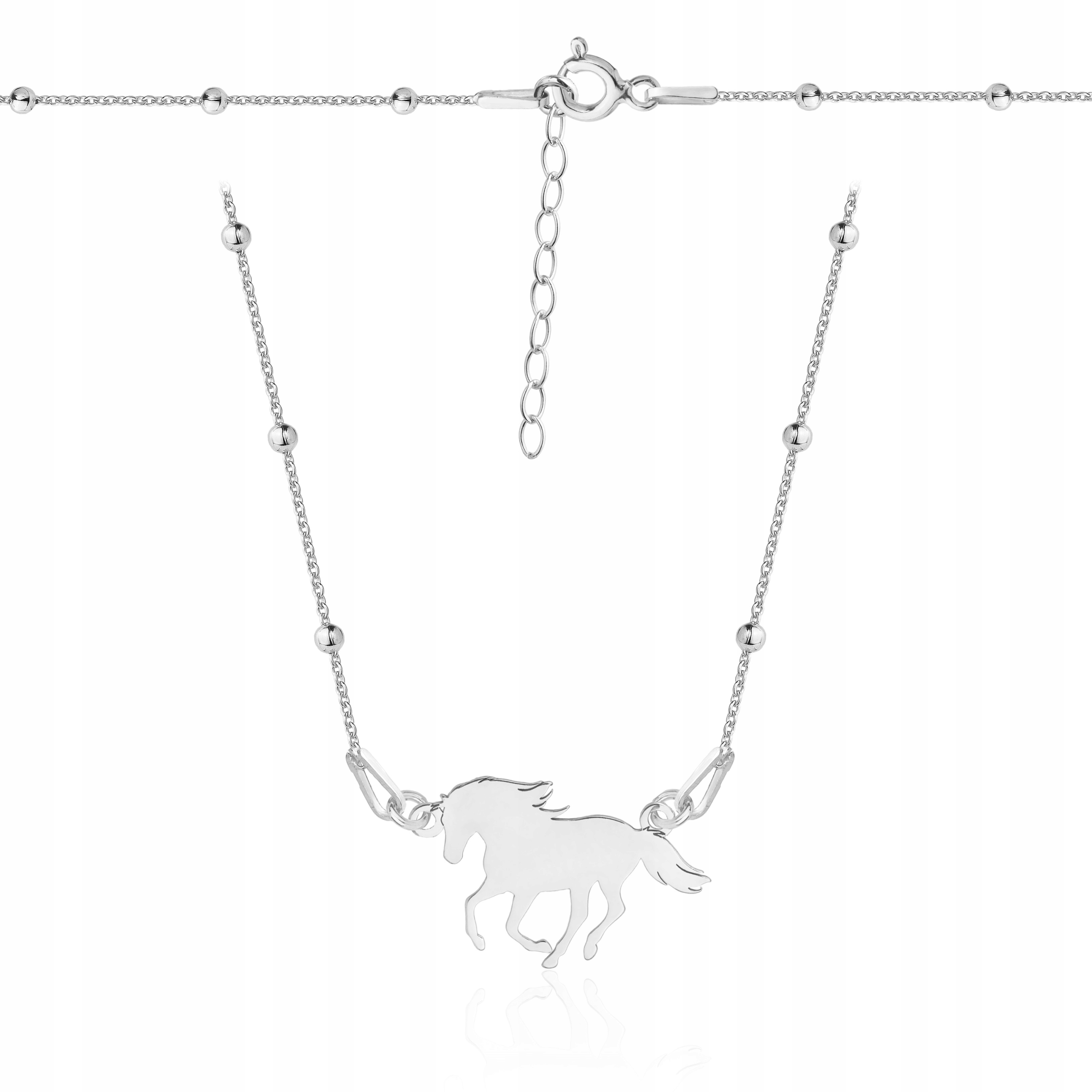 Stříbrný kuličkový náhrdelník gravírování stříbro 925