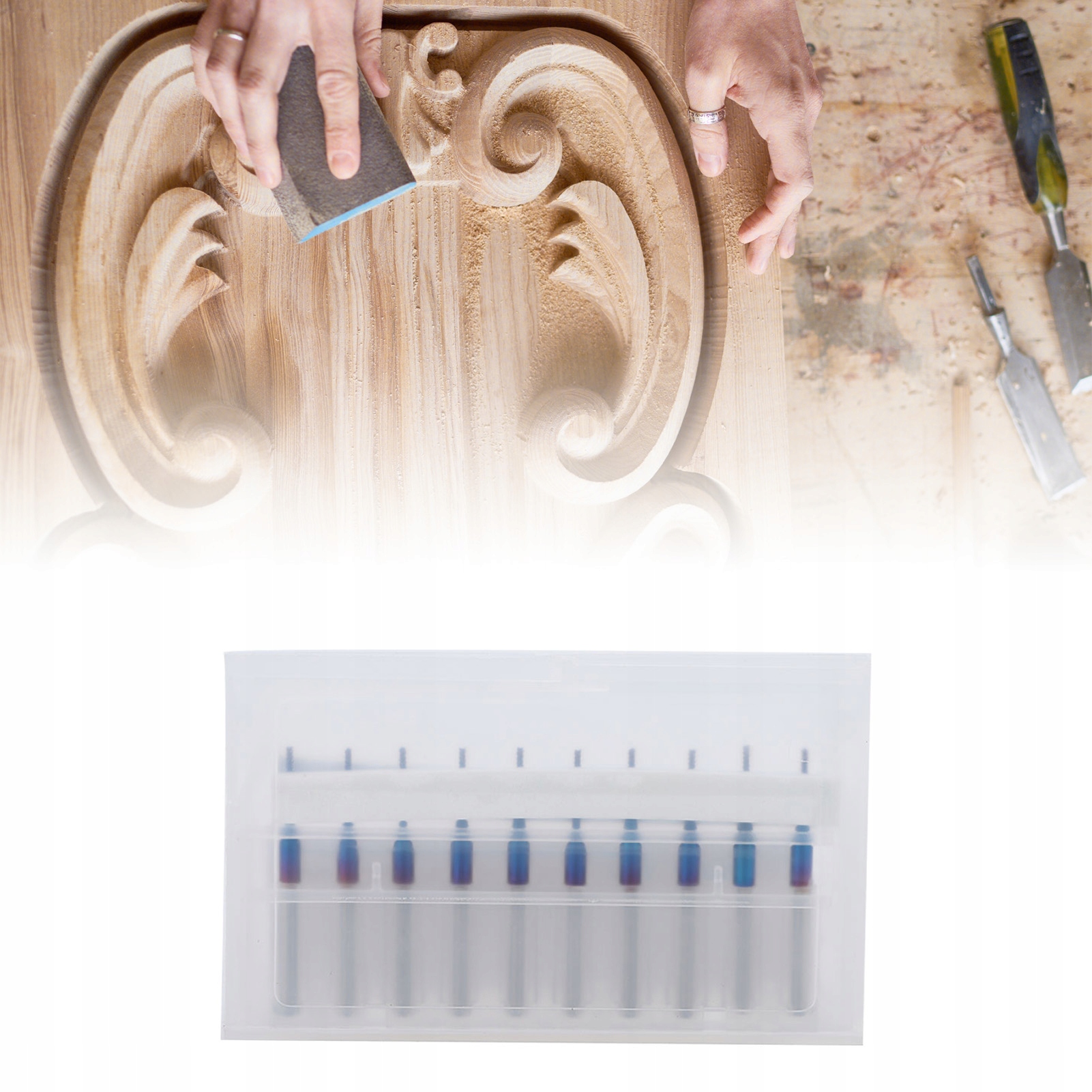 10 szt. Frez z węglików spiekanych Bit Blue Corn Rodzaj frezu czołowy