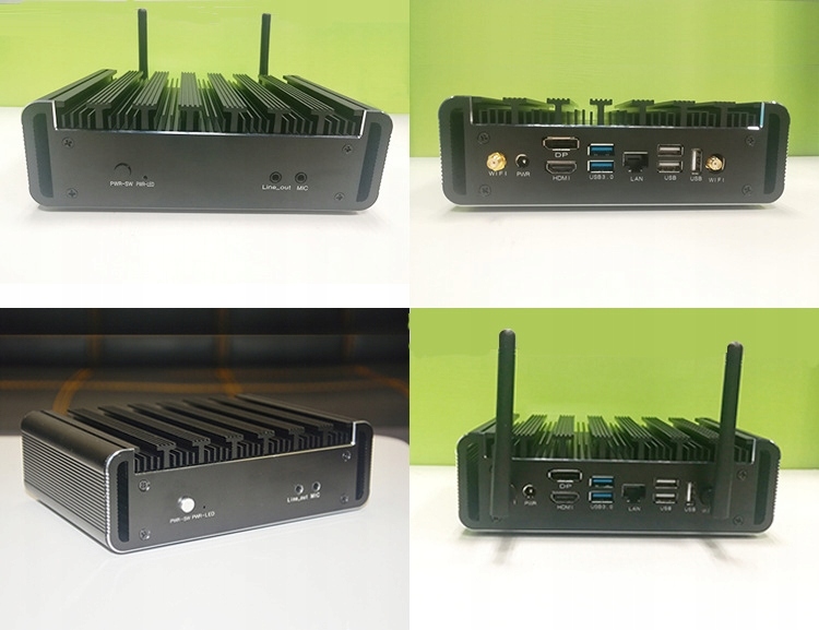Przemysłowy PC Chipol A8-7410 2/64GB DP HDMI Model A8-74232