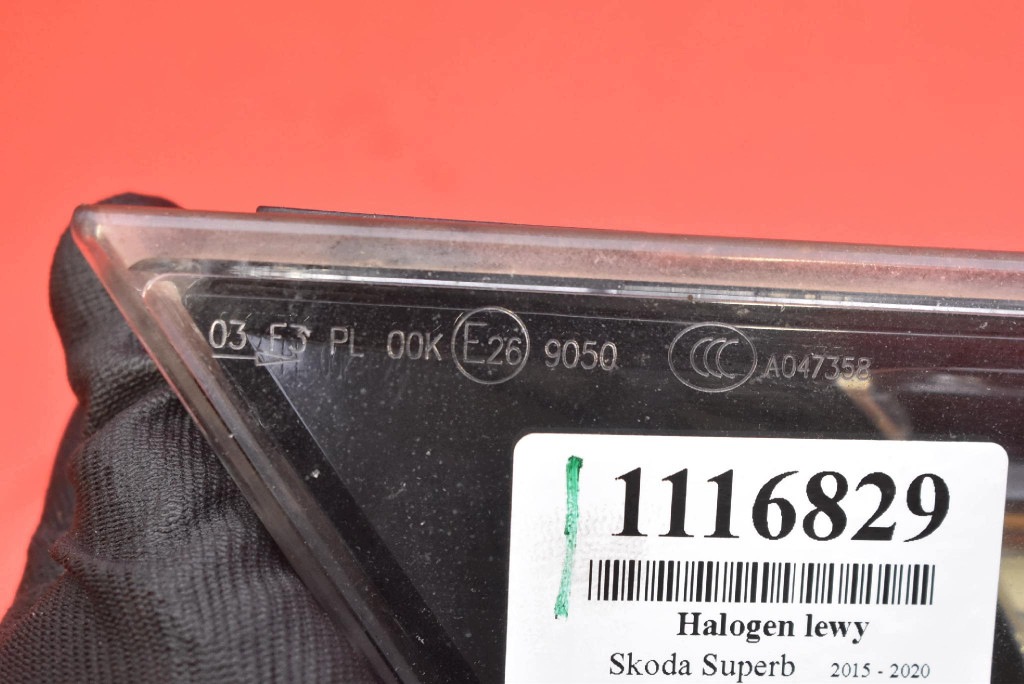 fog light left front front 3V0941699 SKODA SUPERB 3 III 15-20
